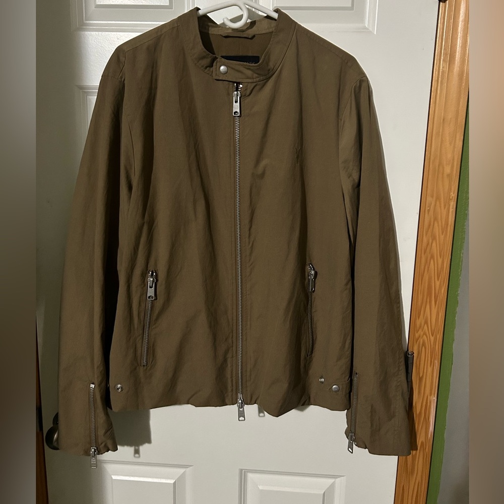 NWT All Saints Men's Tan Atik Jacket- Sz XXL